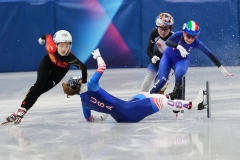 APTOPIX Milan Cortina Olympics Short Track Speedskating