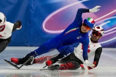 APTOPIX Milan Cortina Olympics Short Track Speedskating