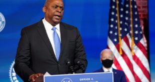 Picture of Lloyd Austin speaking