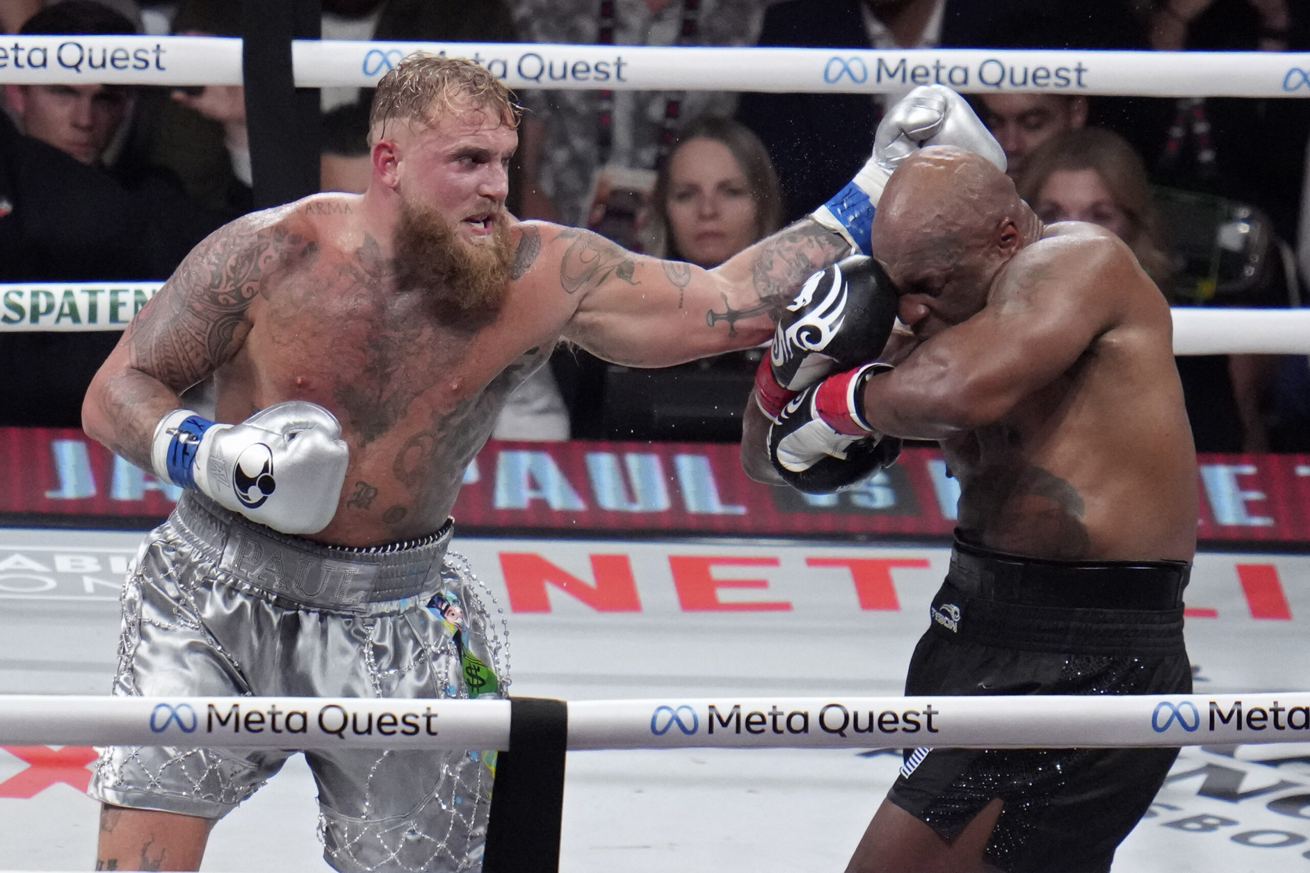 Jake Paul beats 58yearold Mike Tyson as the hits don’t match the hype